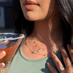 Gold Clover necklace