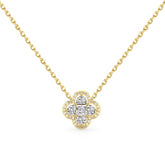 Clover necklace 18k gold