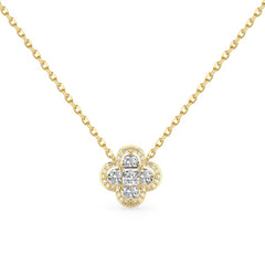 Clover necklace 18k gold