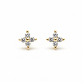 Tiny flower stud earrings
