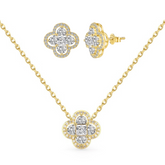 Gold clover set