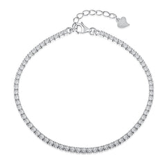 Sterling Silver 2mm Tennis bracelet