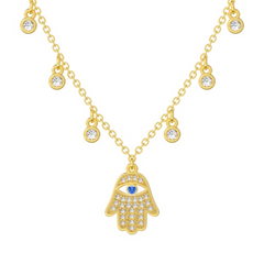 Gold Hamsa Necklace