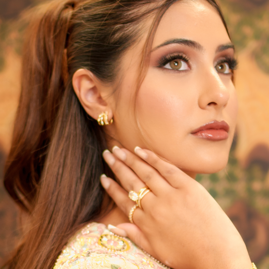 Gold Diva Earrings