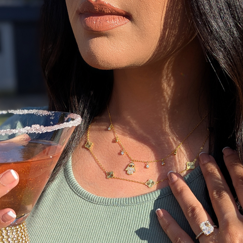 Gold Clover necklace