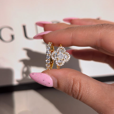 Clover 18k Gold Ring