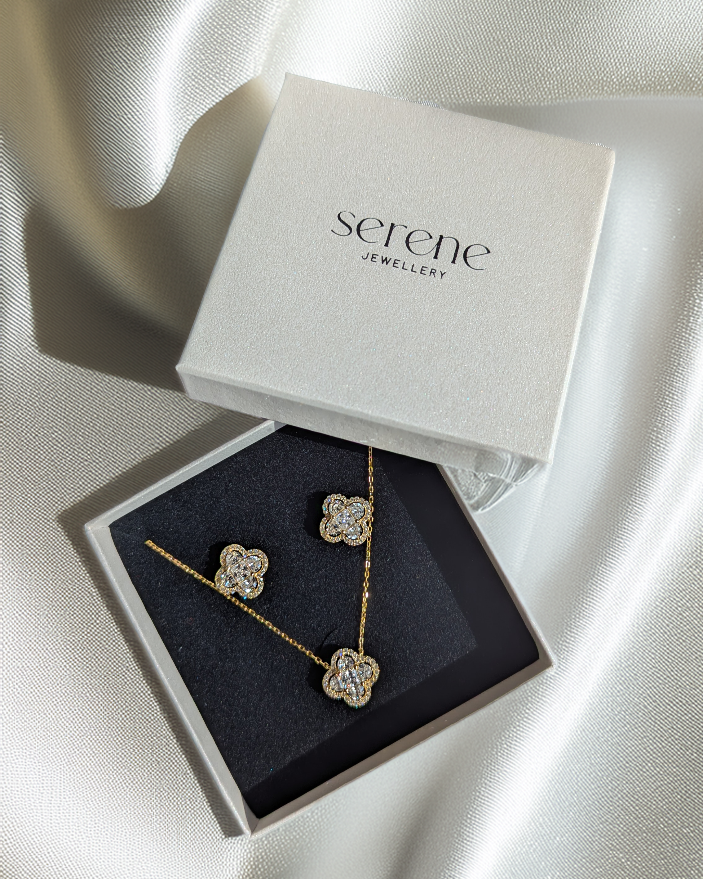 Gold clover gift set