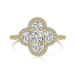 Clover 18k Gold Ring