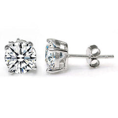 🎁 Round Sterling Silver Studs (100% off)