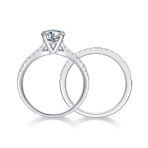 Elara ring set (Moissanite)