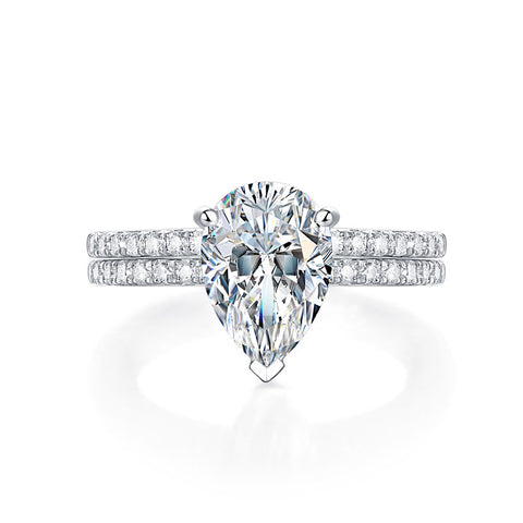 Aine ring set (Moissanite)