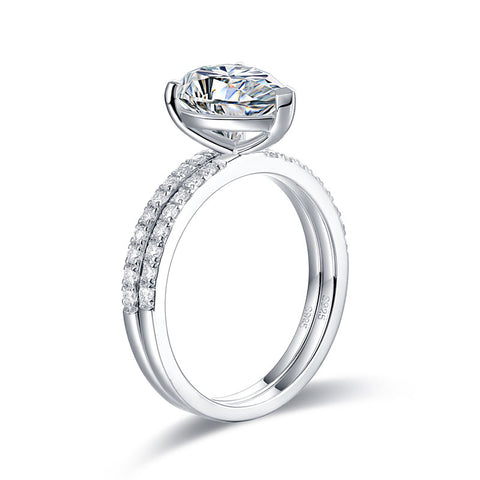 Aine ring set (Moissanite)