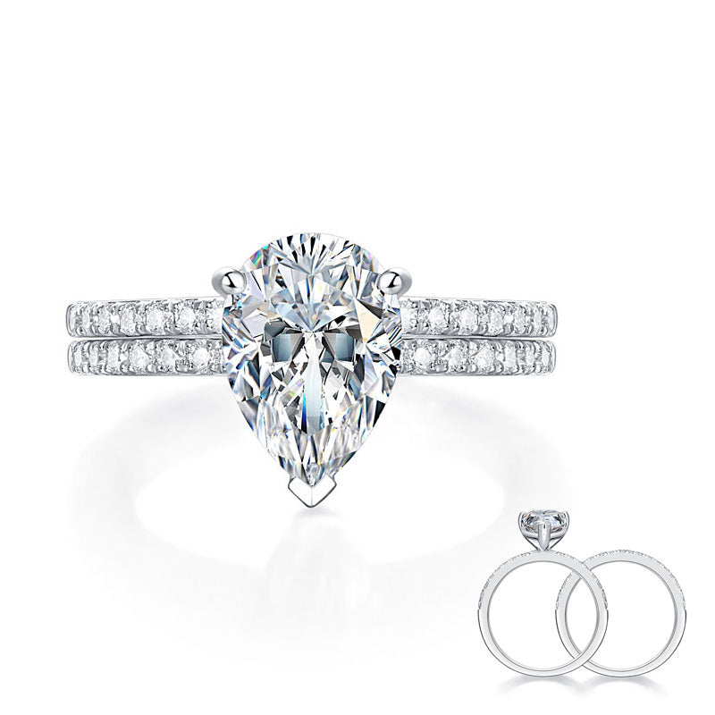 Aine ring set (Moissanite)