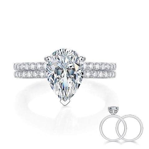 Aine ring set (Moissanite)