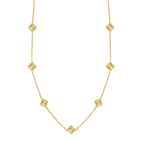 Gold Clover necklace
