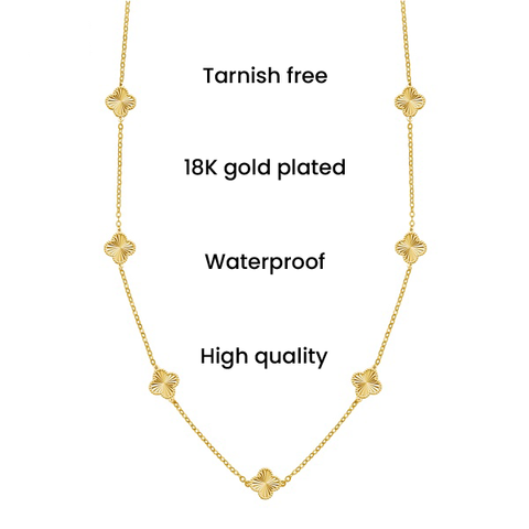 Gold Clover necklace
