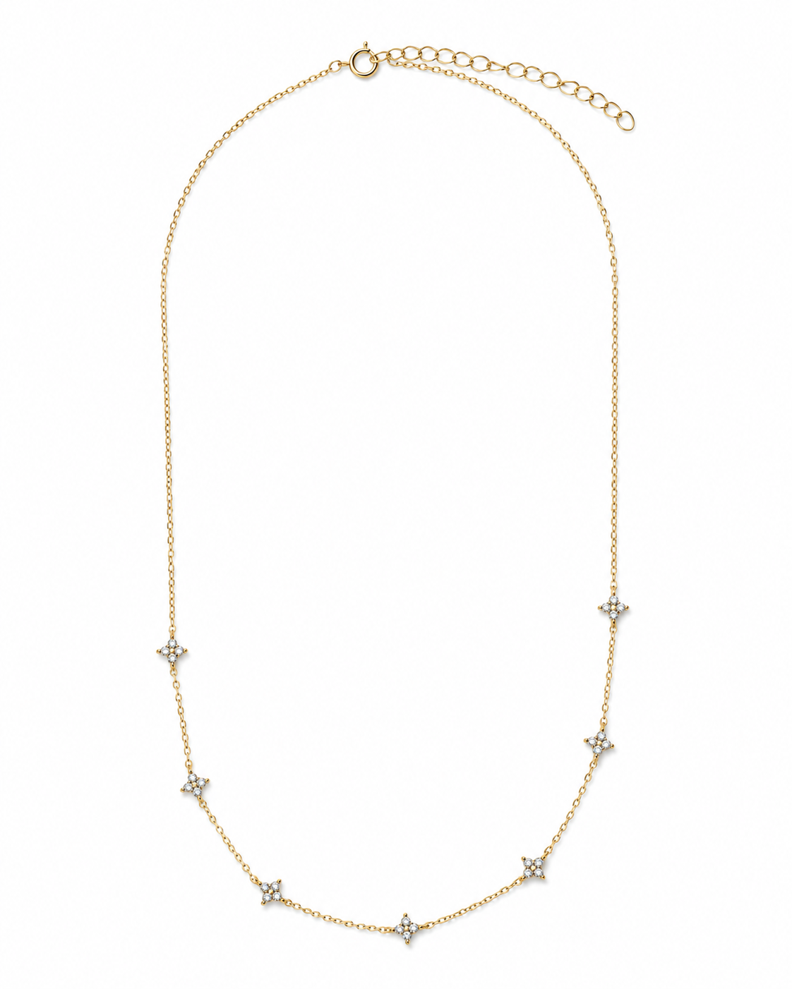 Floral necklace dainty