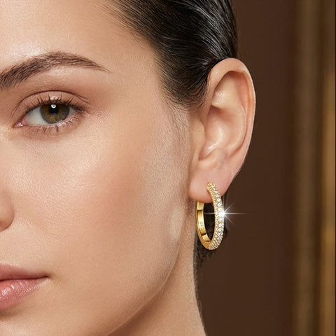 Gold Hoop Earrings