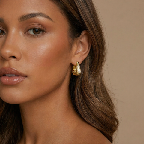 Gold Sasha earrings