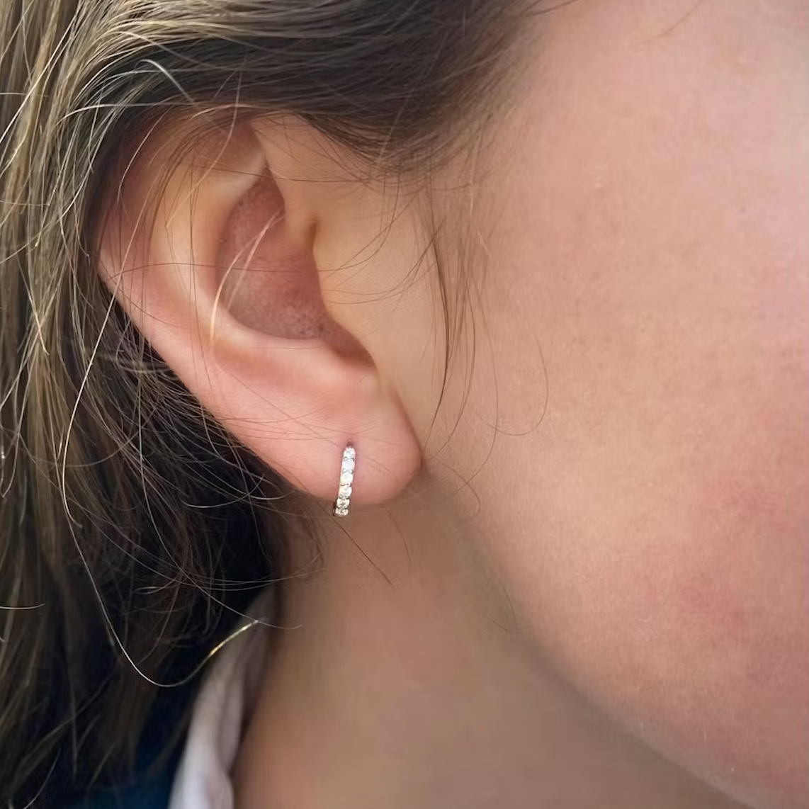 Small hoop earrings