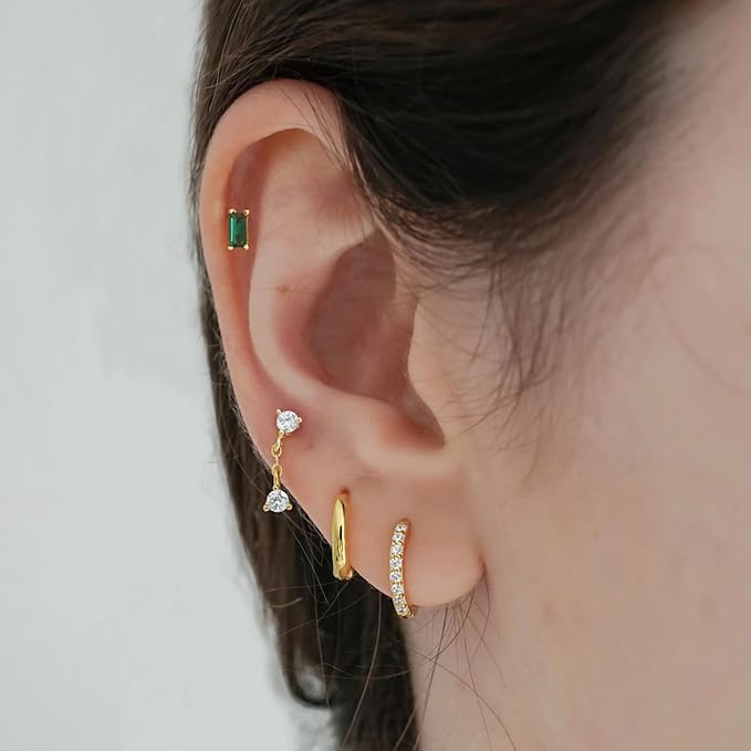 Small hoop earrings