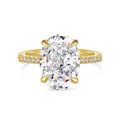 Jas 18k Gold Solitaire Ring