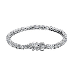 Luxe Sterling Silver 4mm Tennis bracelet
