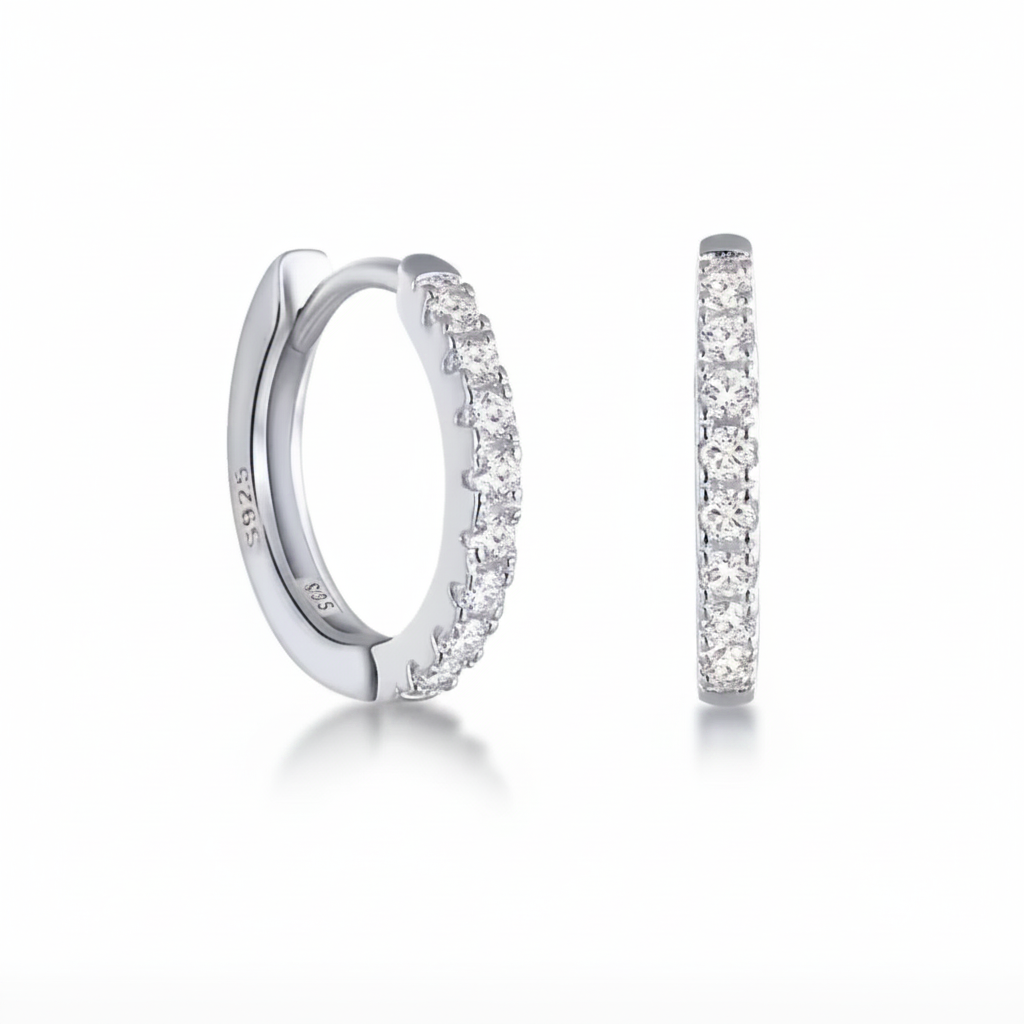 Small hoop earrings