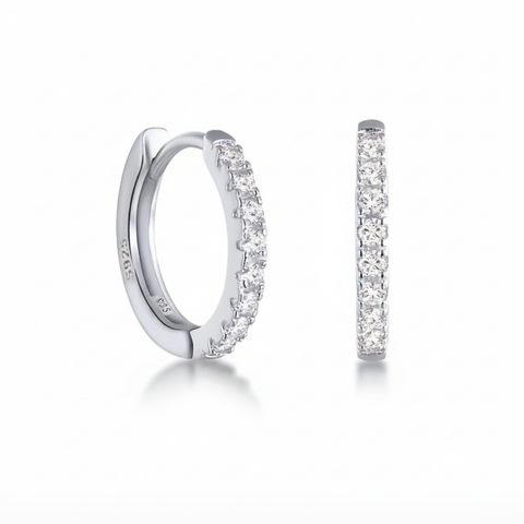 Small hoop earrings