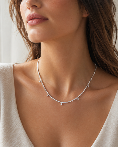 Amaya tennis chain necklace